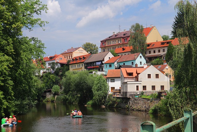 Vltava v Českém Krumlově